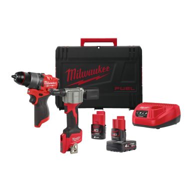 Milwaukee M12 FPP2D2-422X Værktøjssæt