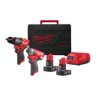 Milwaukee M12 FPP2E2-402X Værktøjssæt