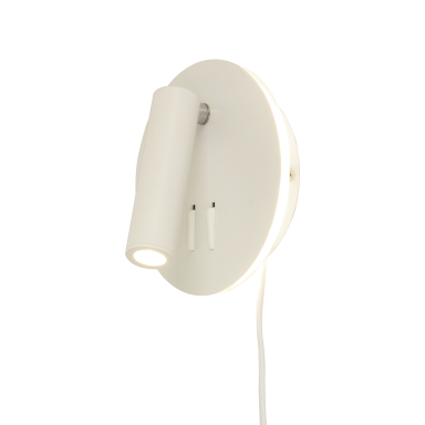 Aneta Lighting Ace 60012-01 Vägglampa 6/3 W LED, vit