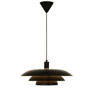 Aneta Lighting Epsilon 15108-15 Taklampa Ø45 cm, E27, svart