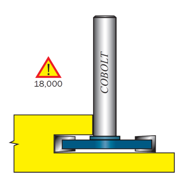 Cobolt 213-100 Skivenotfræser uden lager