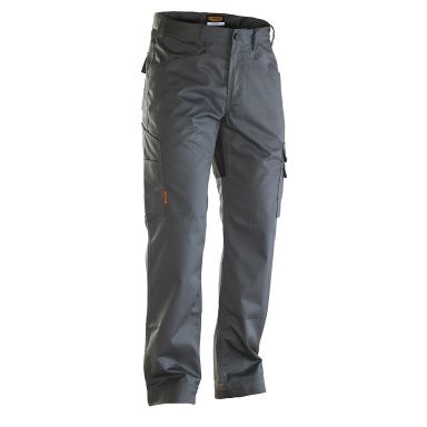 Jobman 2317 Arbetsbyxa mörkgrå/svart