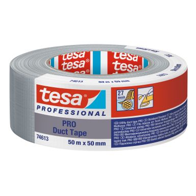 Tesa 74613-00003-01 Ilmastointiteippi hopea, 50 mm x 50 m