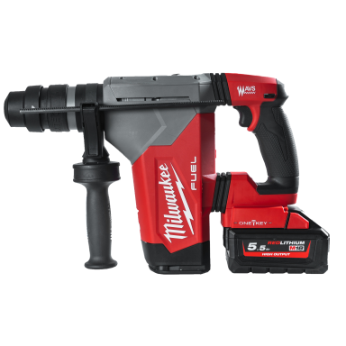 Milwaukee M18 ONEFHPX-552X Slagboremaskine med batteri og oplader