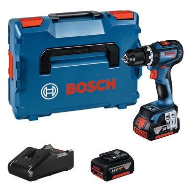 Bosch GSB 18V-90 C Slagboremaskine med batteri og oplader