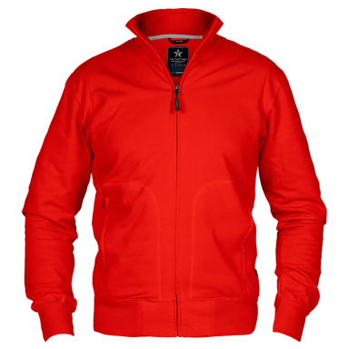 Texstar HC04 Tröja med dragkedja, röd