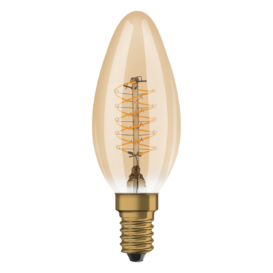 LEDVANCE Vintage 1906 Kron LED-lampa E14, 250 lm, 2200 K, 3.4 W