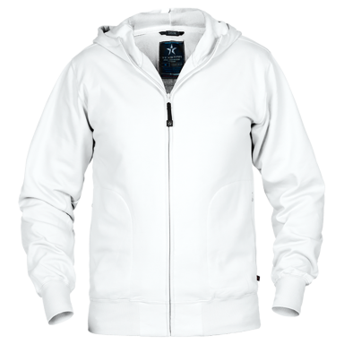 Texstar HC03 Hættetrøje hvid