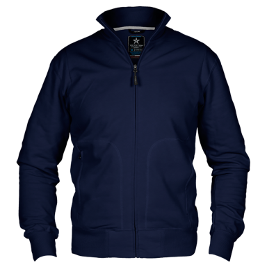 Texstar HC04 Collegepaita vetoketjulla, laivastonsininen