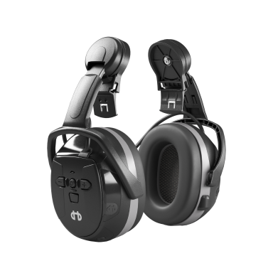 Hellberg Xstream Hörselskydd med Bluetooth och hjälmfäste