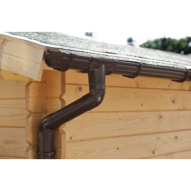 Palmako 106628 Takavvattning mörkbrun, för platt tak