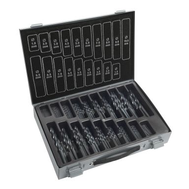 Ironside 202688 Spiralborsæt HSS, 170 stk.