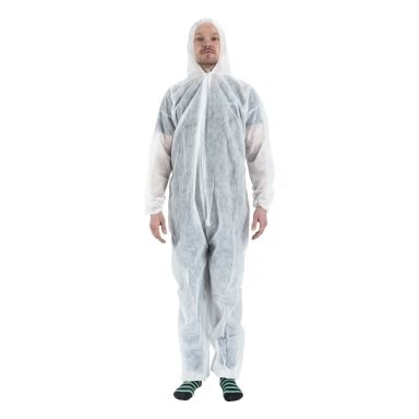 PELA 510077 Vernedress hvit, engangsbruk