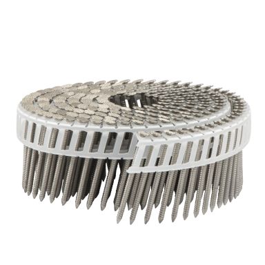 TJEP PC 28/48 Ringspik platt huvud med räfflor, 2400-pack