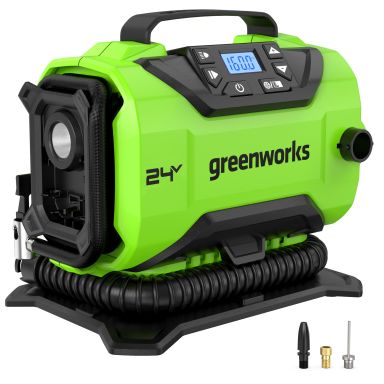Greenworks G24IN Akkuilmapumppu ilman akkua ja laturia