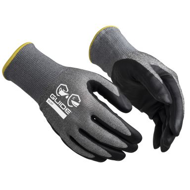 Guide Gloves 9505 Hanske nitrildyppet, kuttbeskyttelse C, oljegrep