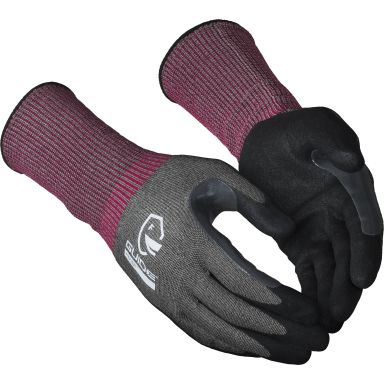 Guide Gloves 6606 Handske nitrildopp, skärskydd F, touch