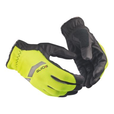 Guide Gloves 5121 Työkäsineet Hi-Viz, soveltuu kosketusnäyttöjen käyttämiseen, synteettistä nahkaa