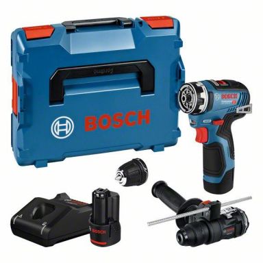 Bosch GSR 12V-35 FC Skruemaskine med batteri og oplader