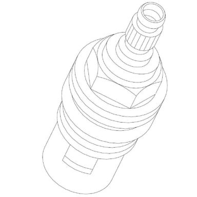 Damixa 1329700 Keramisk innsats 16/62, kaldtvann