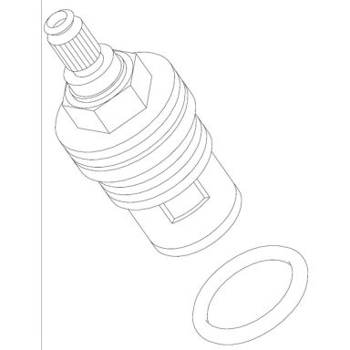 Damixa 3752700 Keramisk innsats til TS/DA-blander