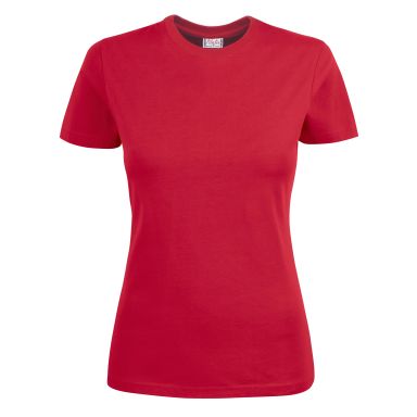 Printer Heavy T-shirt Lady T-shirt Röd