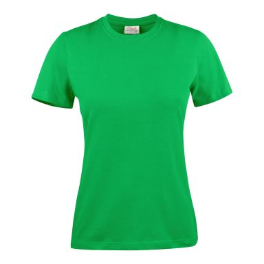 Printer Heavy T-shirt Lady T-skjorte Frisk grønn