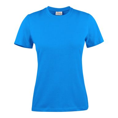 Printer Heavy T-shirt Lady T-shirt Oceanblå
