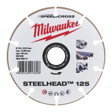 Milwaukee Speedcross Steelhead Diamantkappeskive