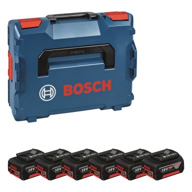Bosch 6x GBA 18V 4,0Ah Akkupaketti 4,0 Ah