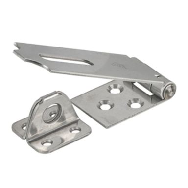 Skånebeslag 3829002 Led-Haspe 100x35 mm, rustfrit stål