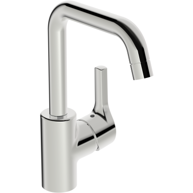 Oras Saga Style 3907FH Håndvaskarmatur høj tud, drejbar, forkromet