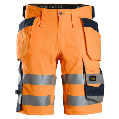 Snickers Workwear 6135 Shorts varsel, orange