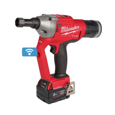 Milwaukee M18 ONEFLT-502X Låsenittepistol med batteri og oplader