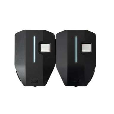 Garo Entity Pro EPCSO00332SVGIO00332SVGI Latausasema 2x22 kW, Type2-pistorasiat, 3x32 A, 400 V, näkyvät kWh-mittarit MID