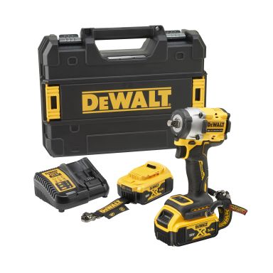 Dewalt DCF921P2LRT-QW Iskevä akkumutterinväännin akkujen ja laturin kanssa