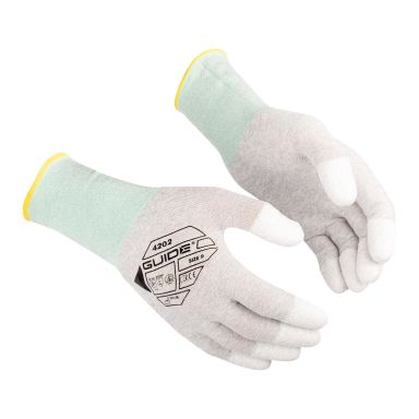Guide Gloves 4202 Handske nylon, ESD, antistatisk, touch