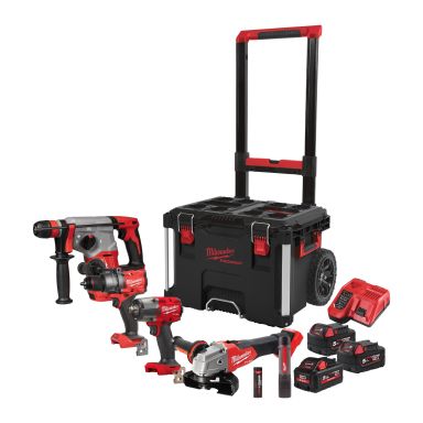 Milwaukee 4933492521 Verktygspaket med batteri och laddare