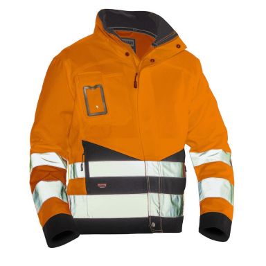 Jobman 1231 Arbejdsjakke orange/sort, Bemærk, klasse 3