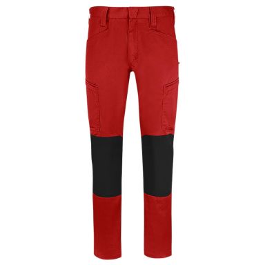 Texstar FP49 Työhousut stretch, punainen/musta