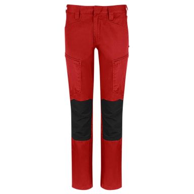 Texstar WP49 Servicebukse med stretch, rød/svart