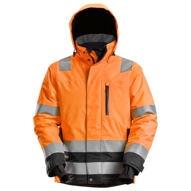 Snickers Workwear 1132-5504 Vinterjacka varsel, orange/svart
