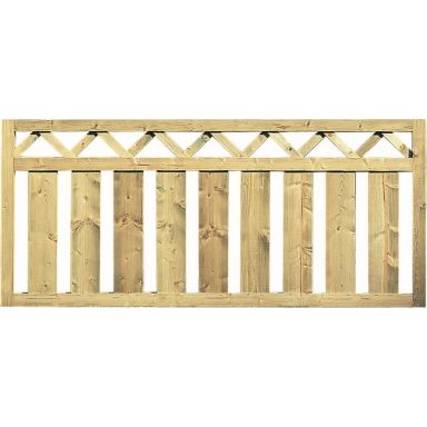 Jabo Classic 3452 Staket 180x80 cm, tryckimpregnerad gran