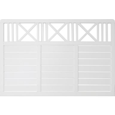 Jabo Salvia 6 Skärm 180x120 cm, vit, träskyddsbehandlad gran