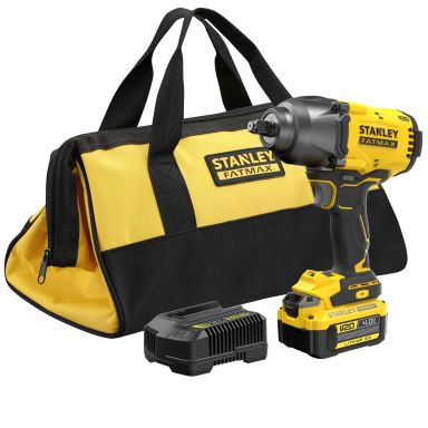 STANLEY SFMCF940M1-QW Akkuiskumutterinväännin akun ja laturin kanssa