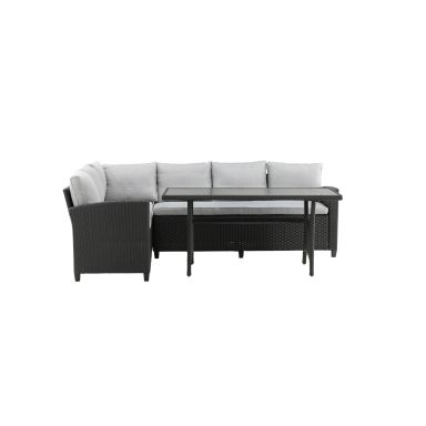 Venture Home Bentwood 5811-001 Loungeset soffa, bord, svart/grått
