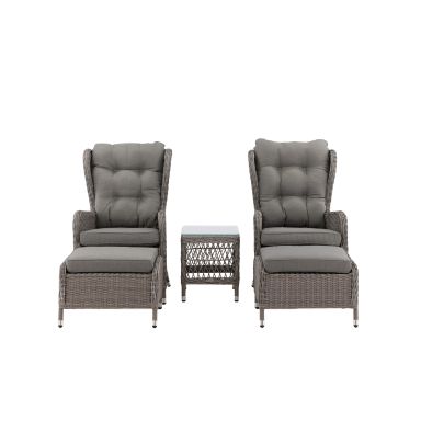 Venture Home Washington 8091-751 Loungeset stolar, pallar, bord, grått