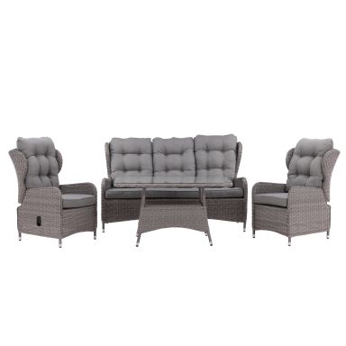 Venture Home Washington 8093-751 Loungeset soffa, bord, fåtöljer, grått