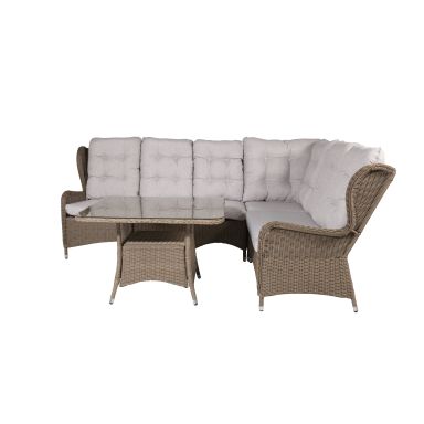Venture Home Washington 8289-089 Loungeset soffa, bord, grått/natur