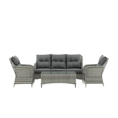 Venture Home Vikelund 9306-046 Loungeset soffa, bord, fåtöljer, grått